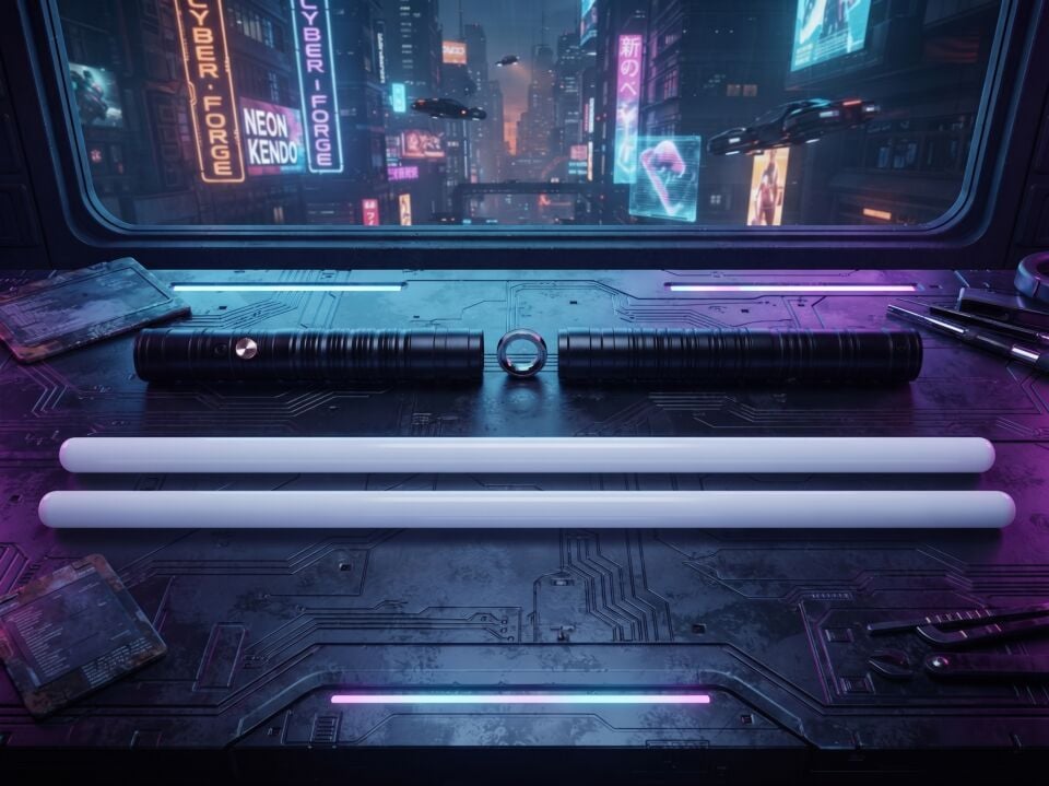 PİXEL 3D İKİLİ IŞIN KILICI