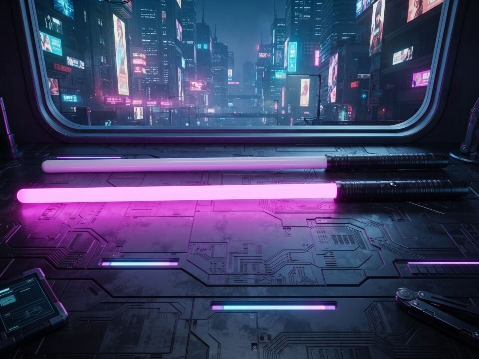 PİXEL 3D İKİLİ IŞIN KILICI